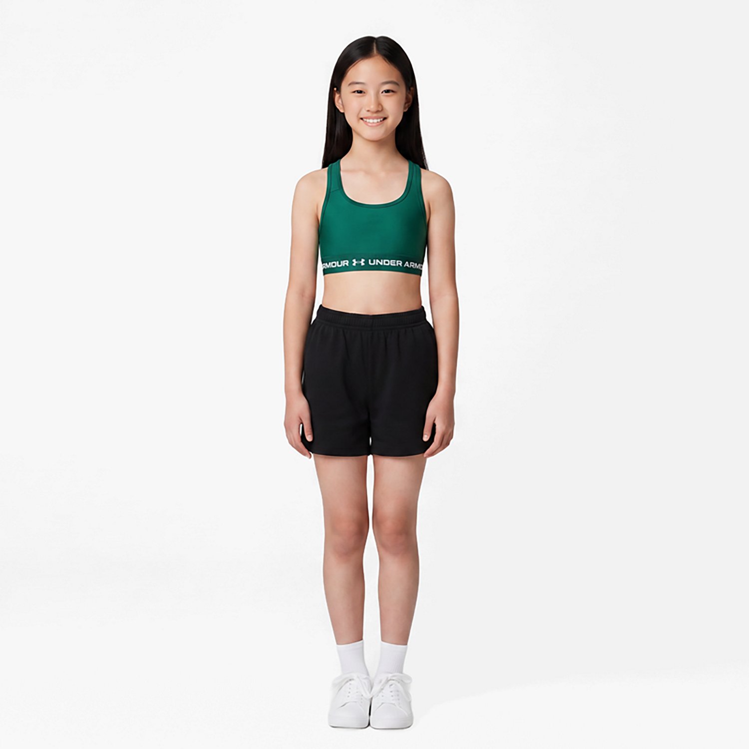 Under Armour Girls' Crossback Sports Bra