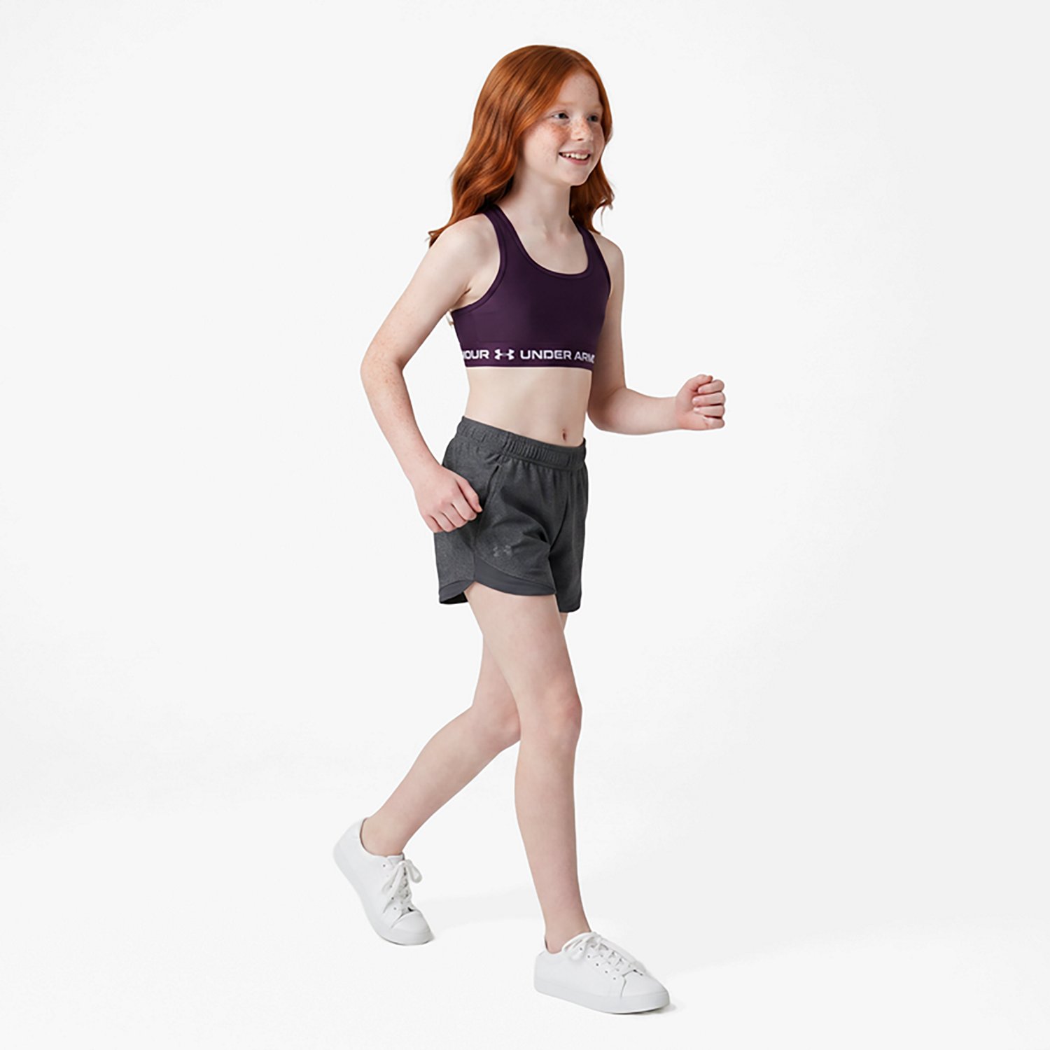 Under Armour Girls' Crossback Sports Bra - view number 3