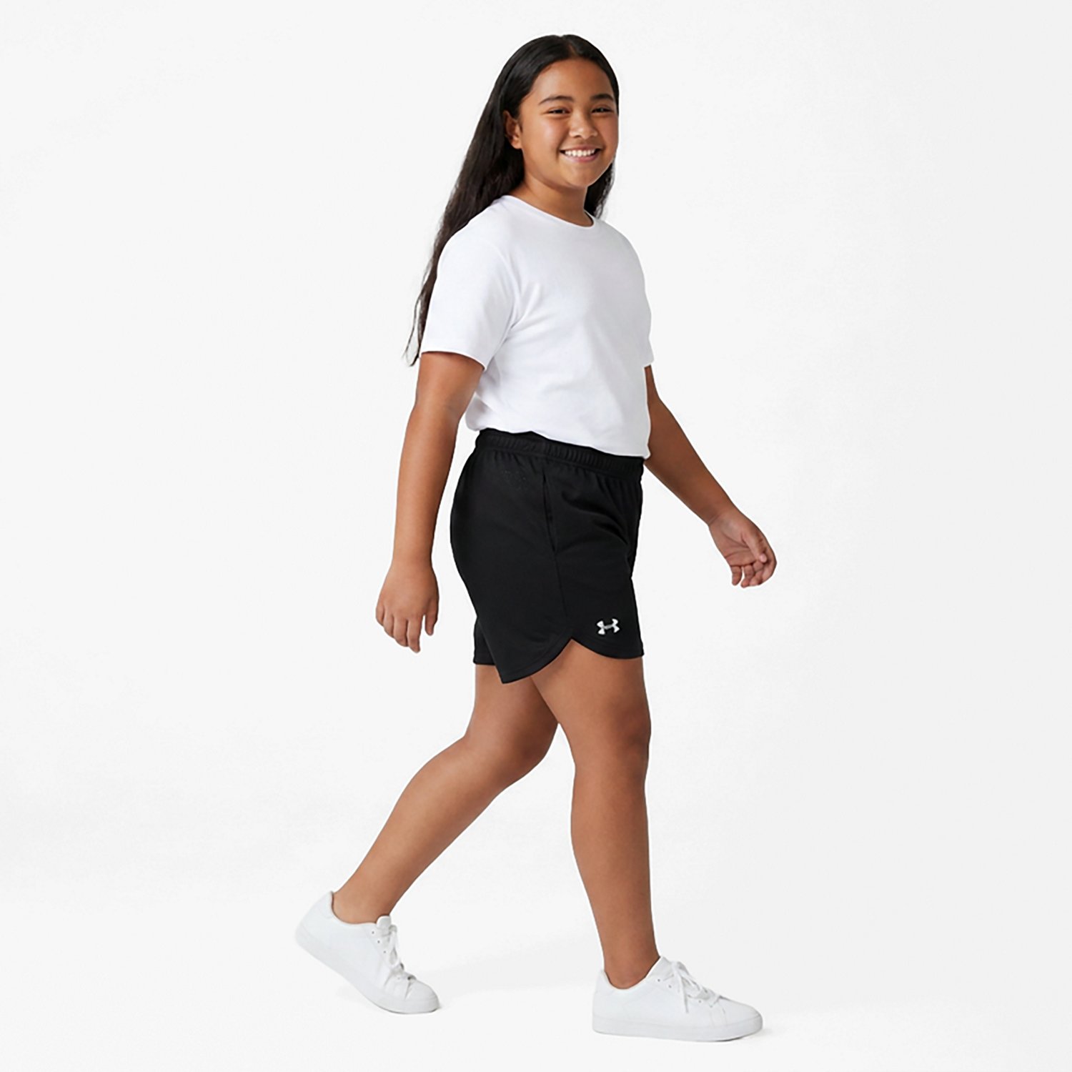 Under Armour Girls' UA Tech Mesh Play Up Shorts - view number 2