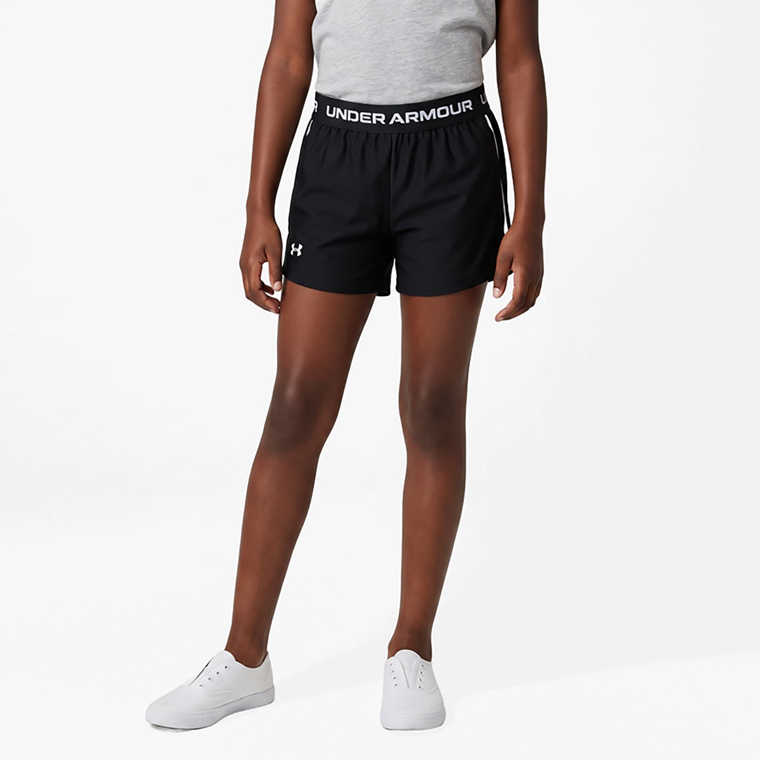 Under Armour Girls' UA Tech Play Up Shorts - view number 2
