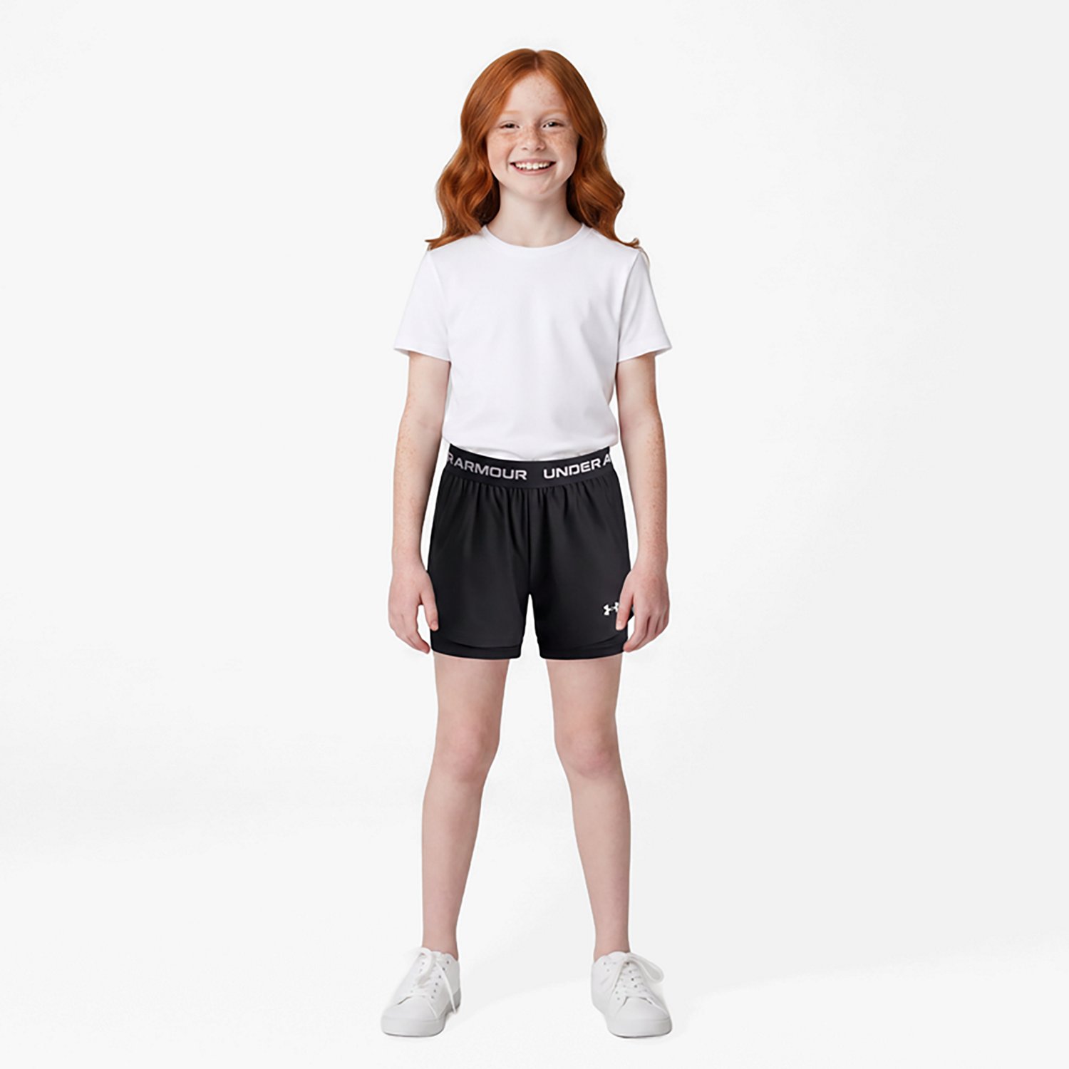 Under Armour Girls' UA Tech Play Up Shorts