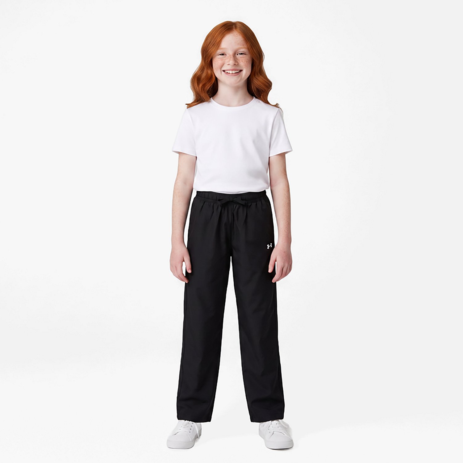 Under Armour Girls' Icon Woven Open Leg Pants