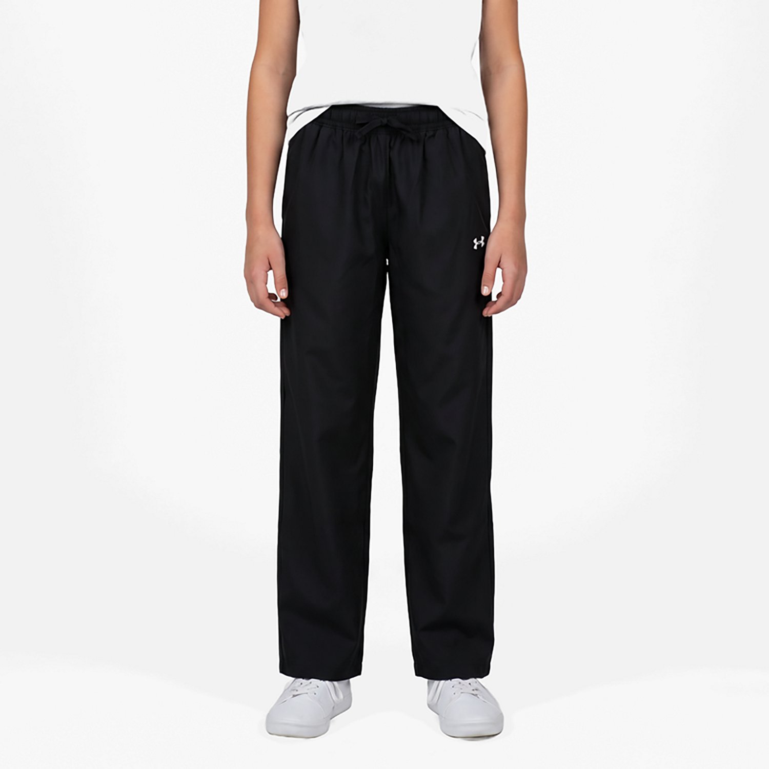Under Armour Girls' Icon Woven Open Leg Pants - view number 2