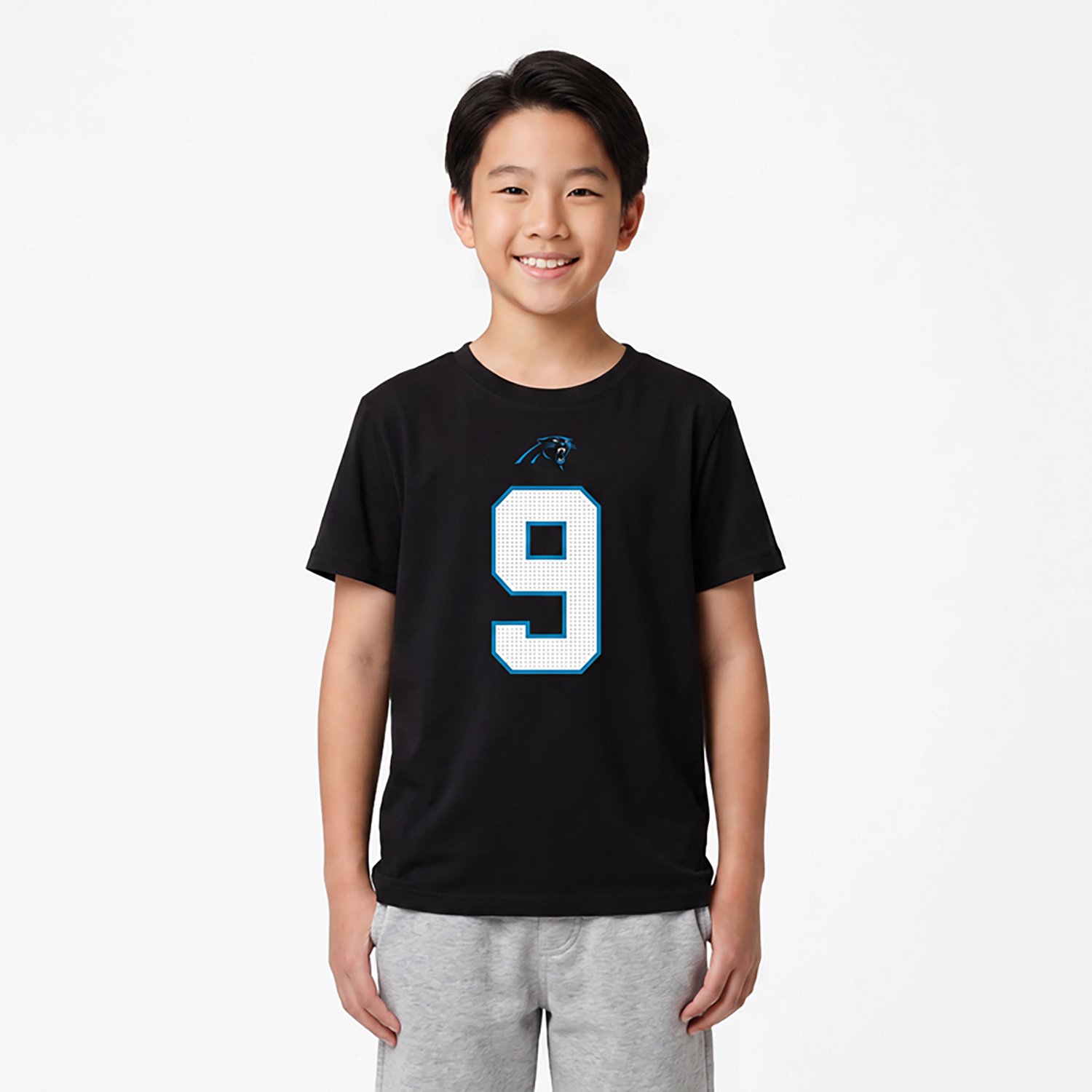 Nike Boys' Carolina Panthers Bryce Young #9 Home Graphic T-shirt