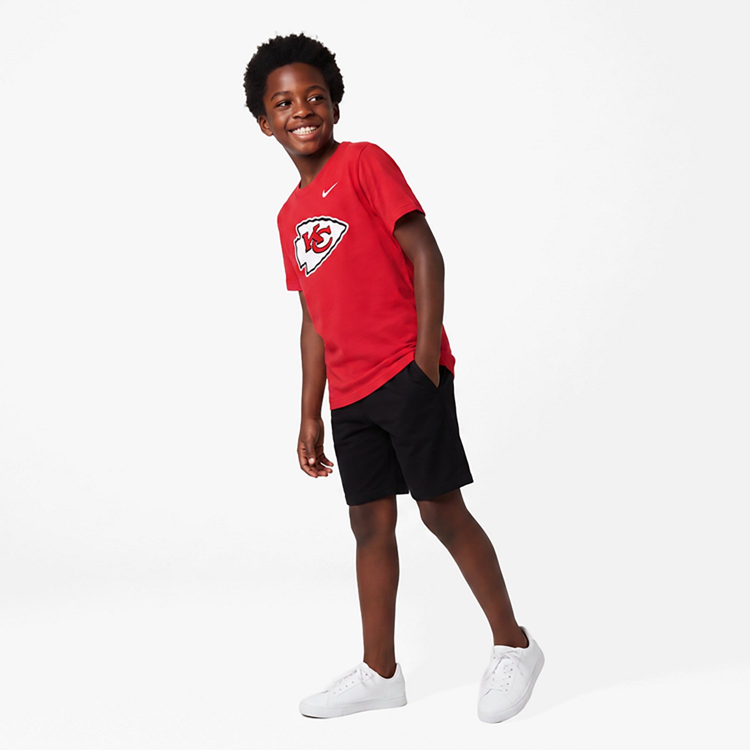 Nike Boys' Kansas City Chiefs Logo Graphic T-shirt - view number 2