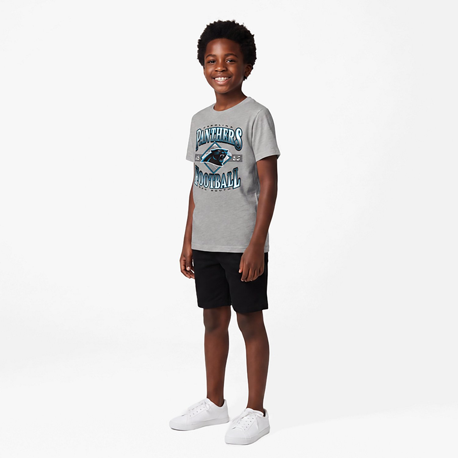 Outerstuff Kids' Carolina Panthers Of Days Past Graphic T-shirt