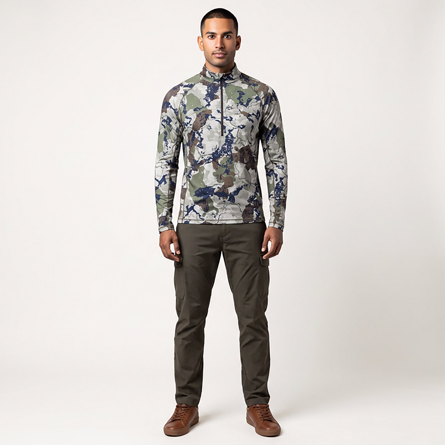 King's Camo Men's XKG Elevation 1/4 Zip T-shirt