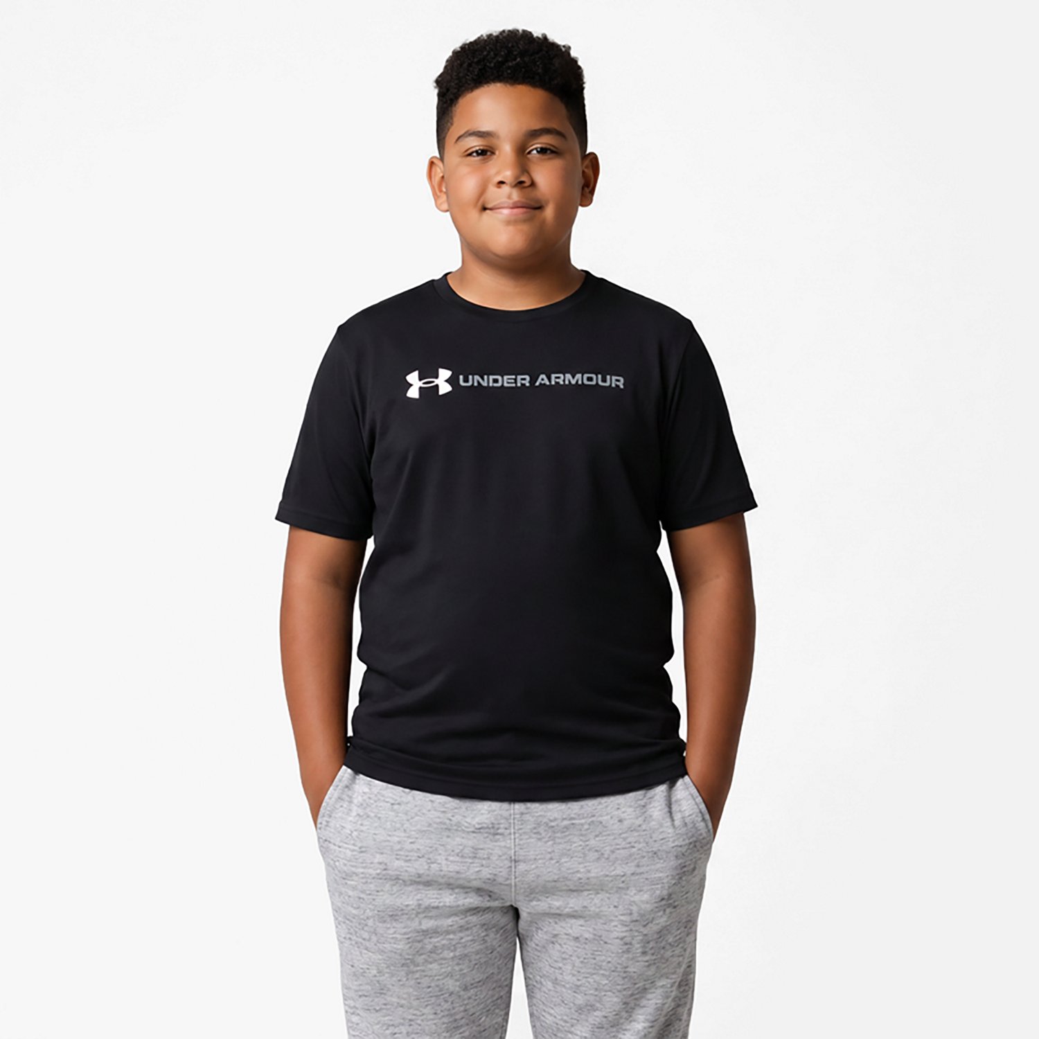 Under Armour Boys' Logo Wordmark T-shirt