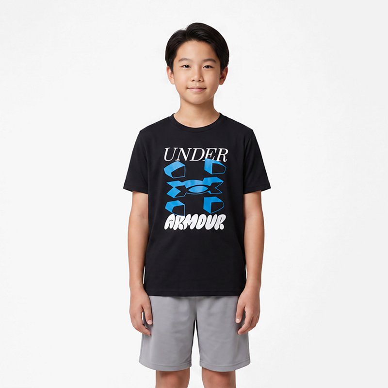 Under Armour Boys' Split Big Logo T-shirt