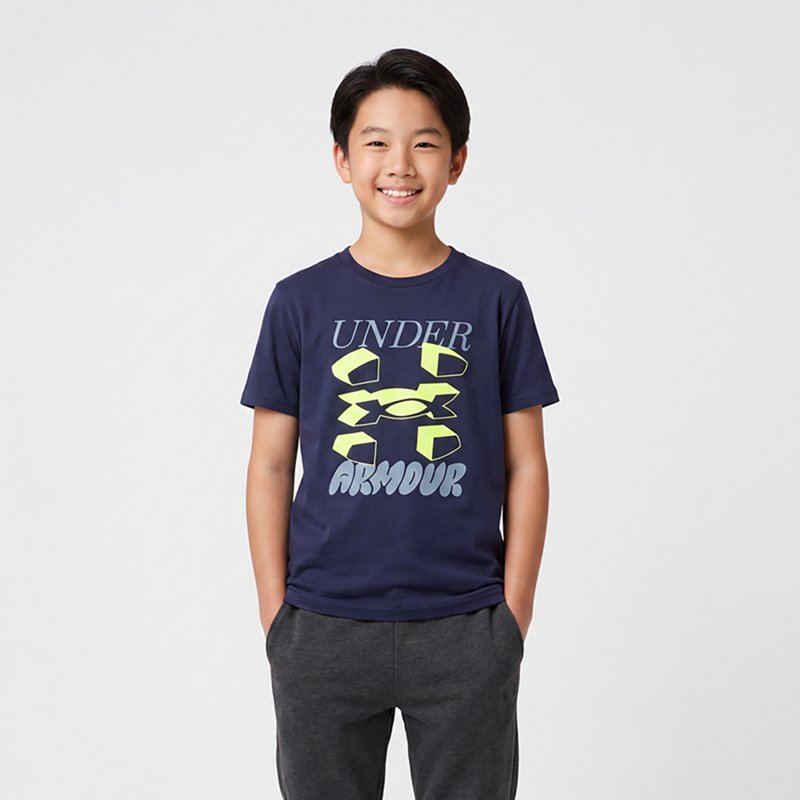 Under Armour Boys' Split Big Logo T-shirt