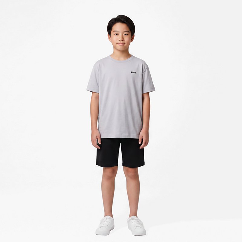 Under Armour Boys' Oversized T-Shirt, Medium, Mod Gray/Black