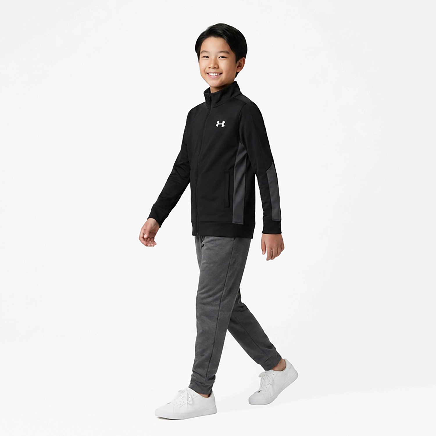 Under Armour Boys' Brawler Full Zip Track Jacket - view number 2