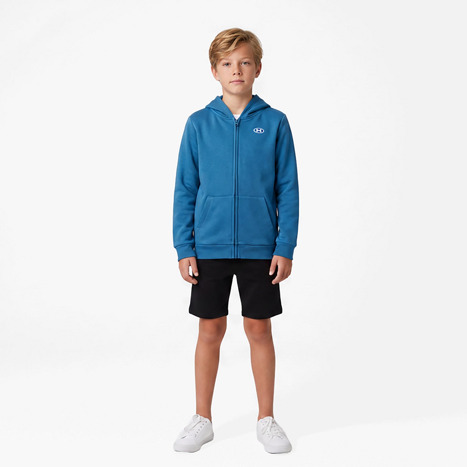 Under Armour Boys' Rival Fleece Full Zip Hoodie
