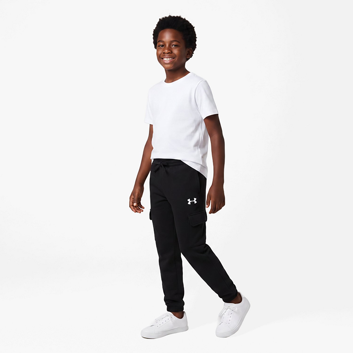 Under Armour Boys' Rival Fleece Cargo Joggers - view number 3