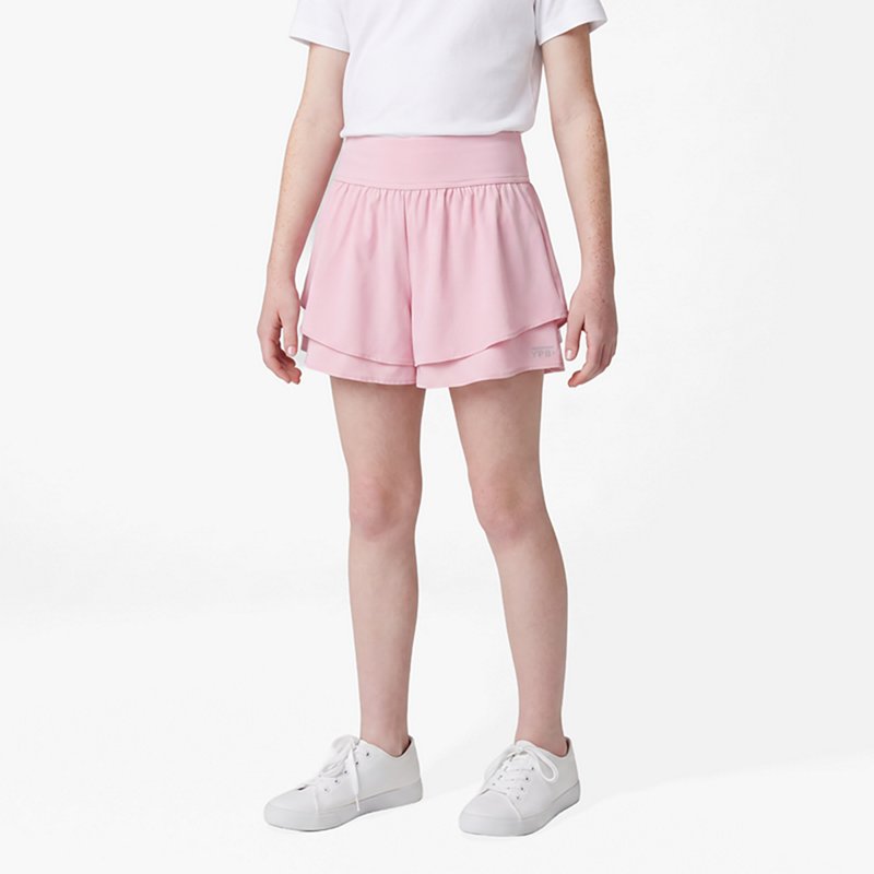 abercrombie kids ypb ruffle short, Size 5/6, Pink Nectar