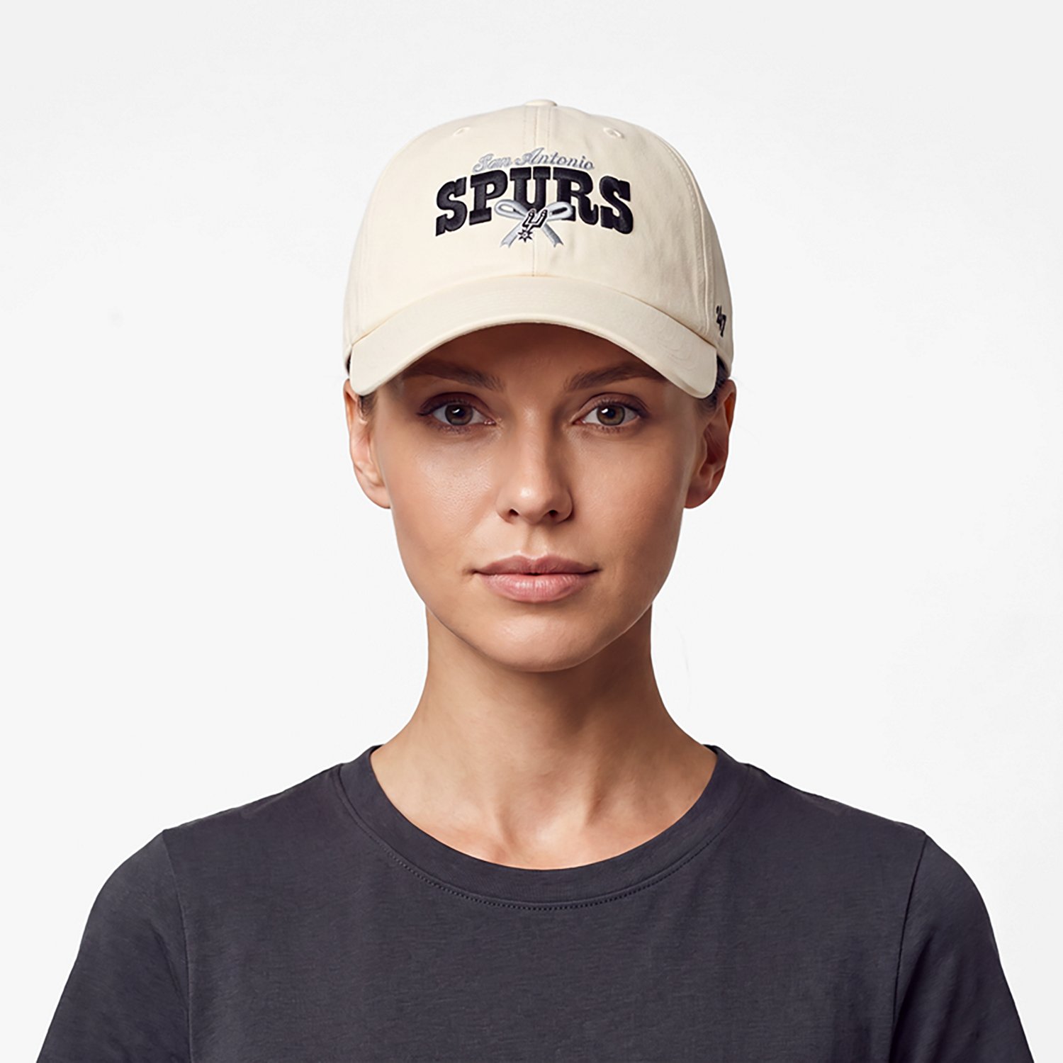 '47 San Antonio Spurs Bow Stack Clean Up Adjustable Hat