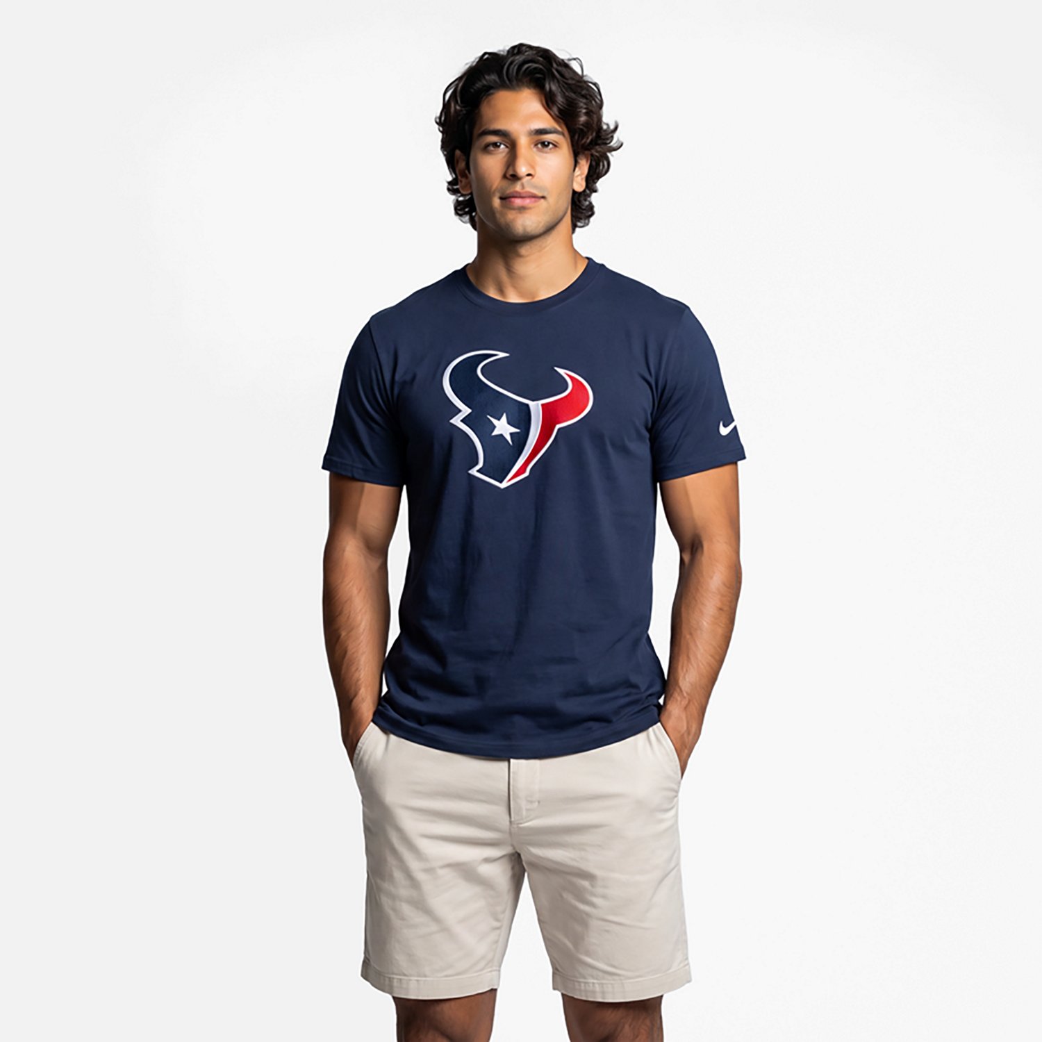 Nike Men's Houston Texans Essential Logo Graphic T-shirt