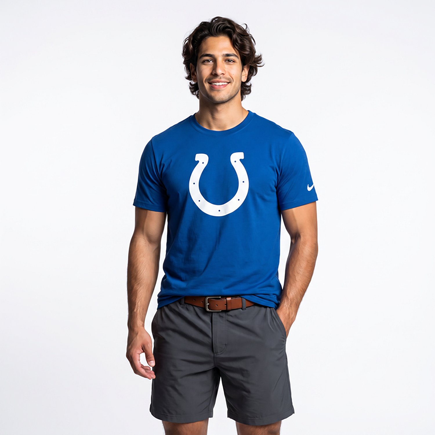 Nike Men's Indianapolis Colts Essential Logo Graphic T-shirt