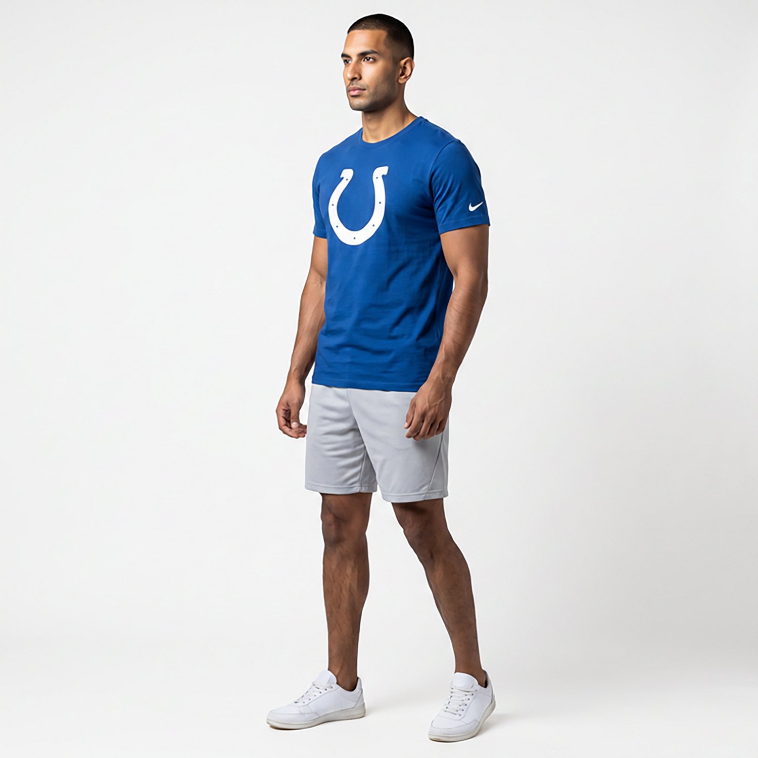 Nike Men's Indianapolis Colts Essential Logo Graphic T-shirt - view number 2