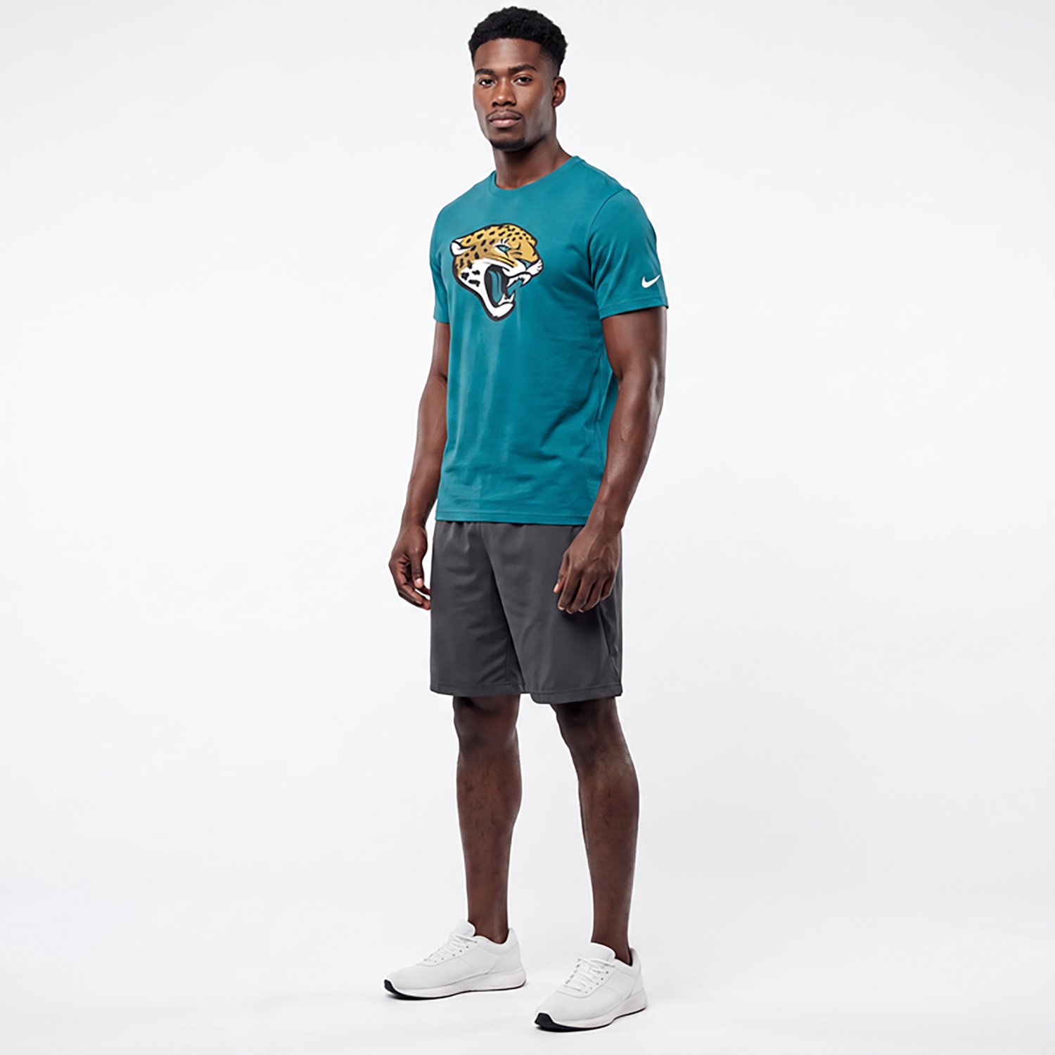 Nike Men's Jacksonville Jaguars Essential Logo Graphic T-shirt - view number 2