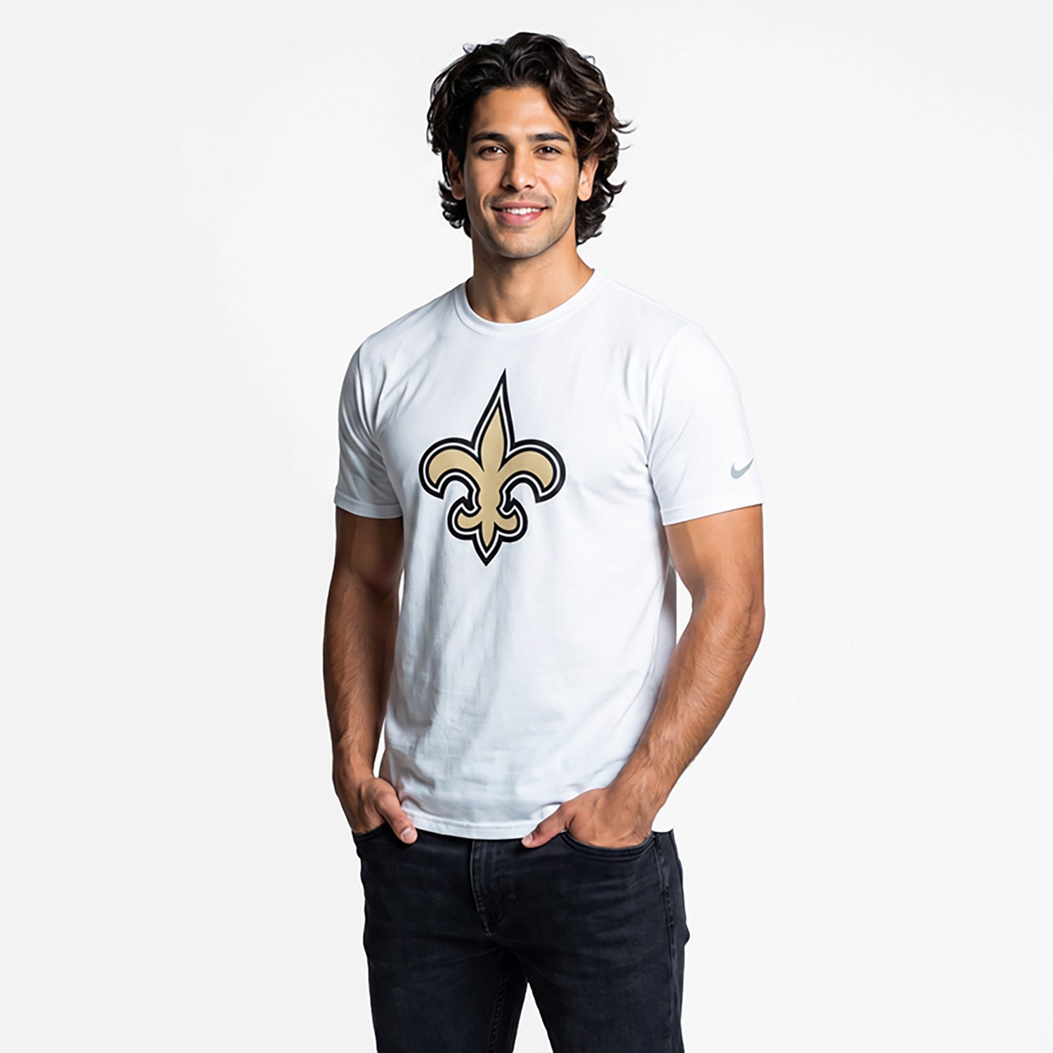 Nike Men's New Orleans Saints Essential Logo Graphic T-shirt