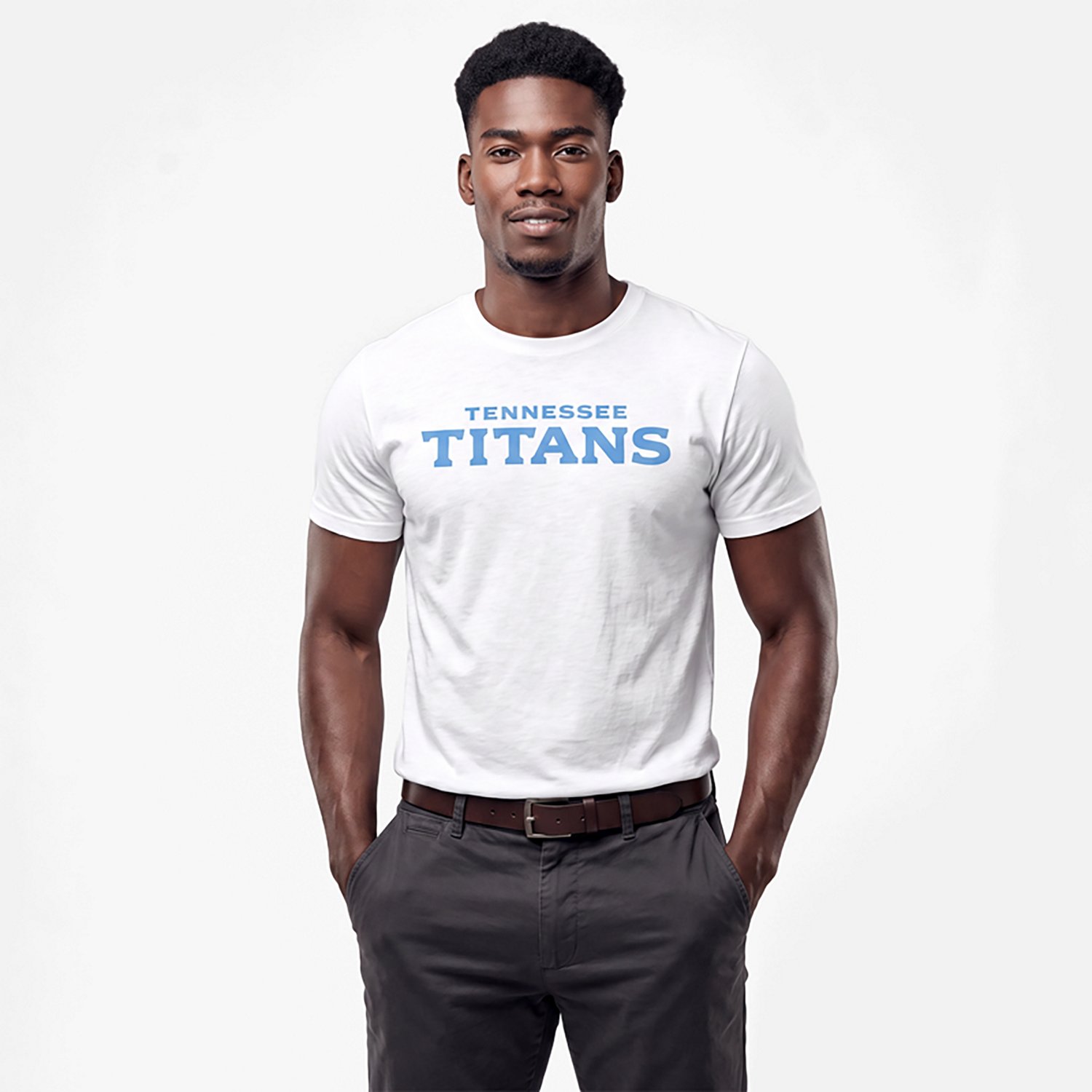 Nike Men's Tennessee Titans Wordmark Essential Graphic T-shirt