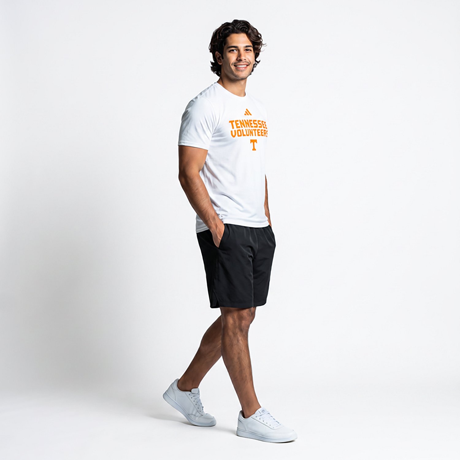 adidas Tennessee Volunteers Wordmark Poly T-Shirt - view number 2