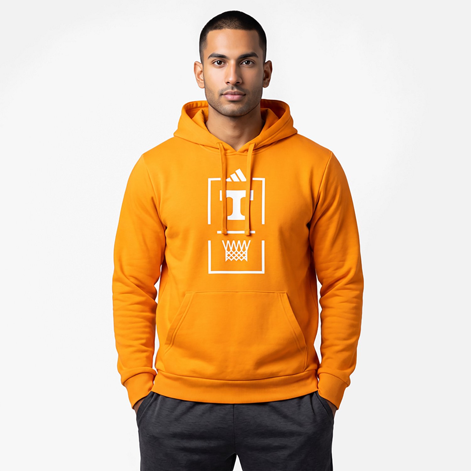adidas Tennessee Volunteers On-Court Basketball Hoodie