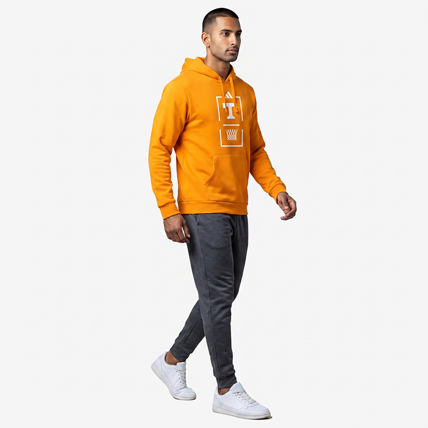 adidas Tennessee Volunteers On-Court Basketball Hoodie