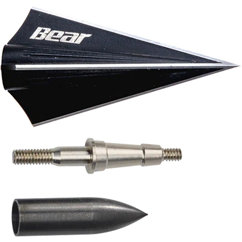 1501842 Black 3 Blade Razor Head VWS Broadhead Kit - 150-250 Grain - Pack of 3