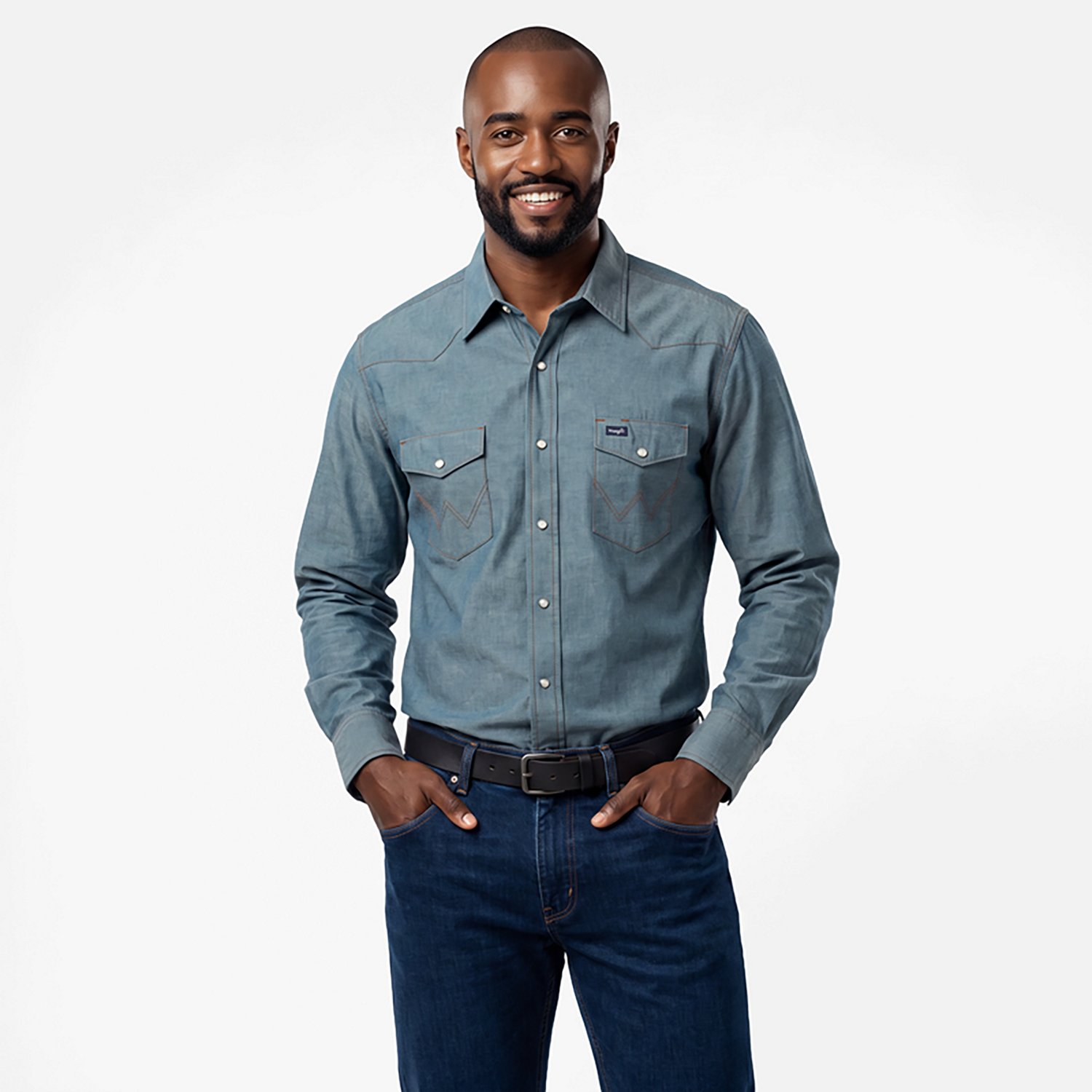 Wrangler Men's Cowboy Cut Long Sleeve Shirt