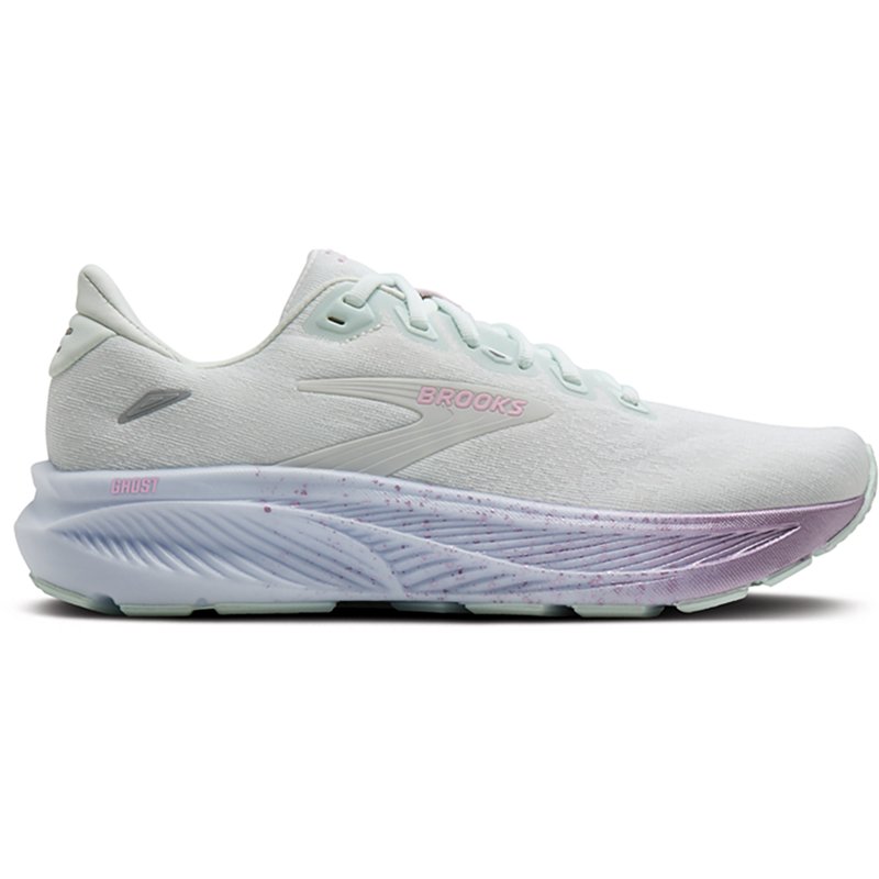 Brooks Women's Ghost 18 Running Shoes, Size 9.5, Ice/White/Snow