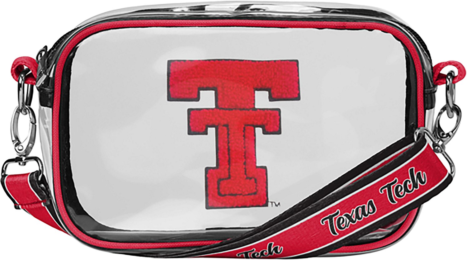 FOCO Texas Tech University Big Logo Chenille Clear Camera Bag