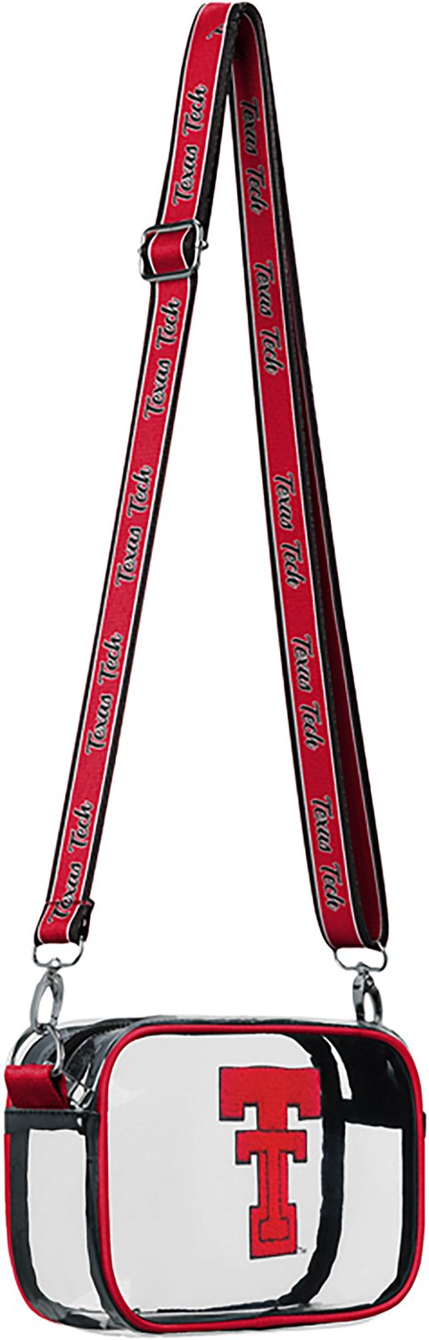 FOCO Texas Tech University Big Logo Chenille Clear Camera Bag - view number 2