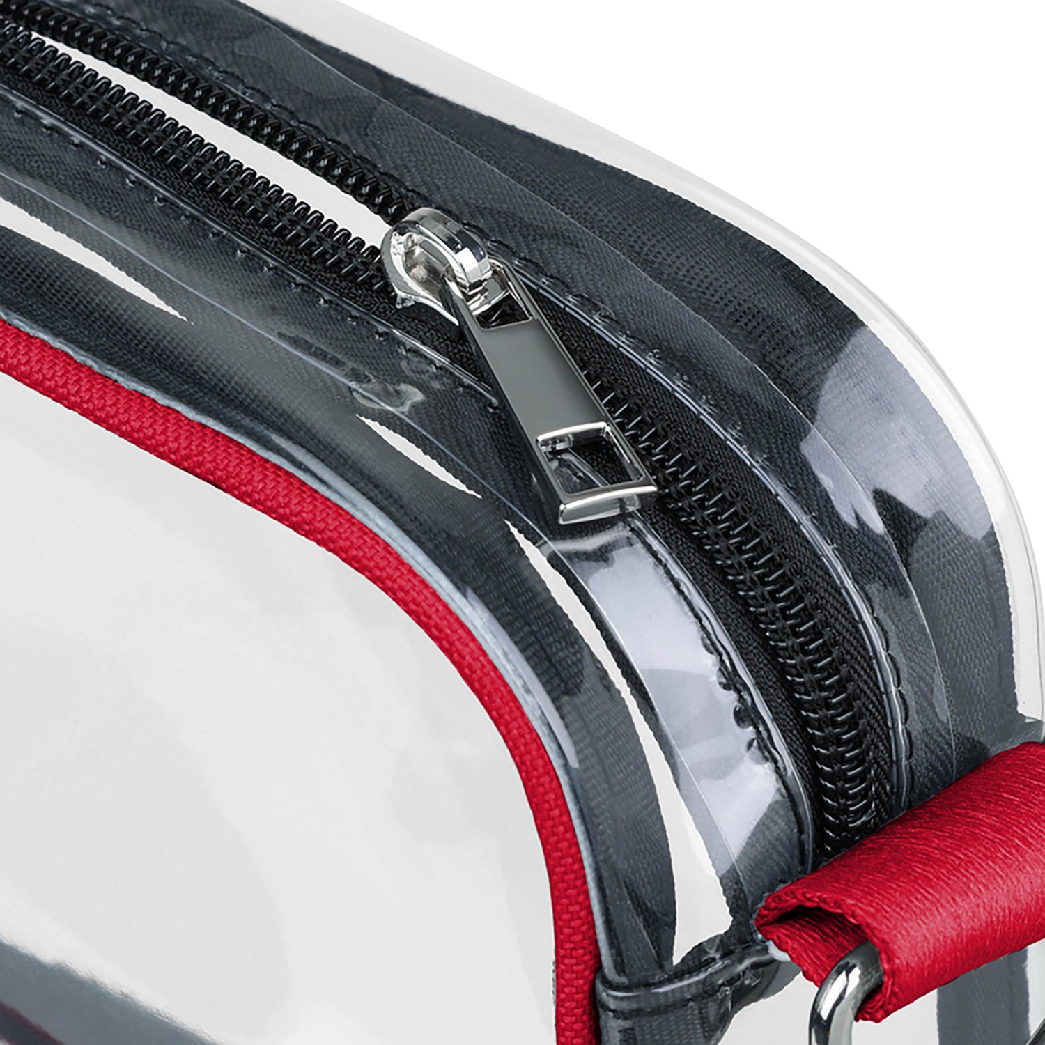 FOCO Texas Tech University Big Logo Chenille Clear Camera Bag - view number 3