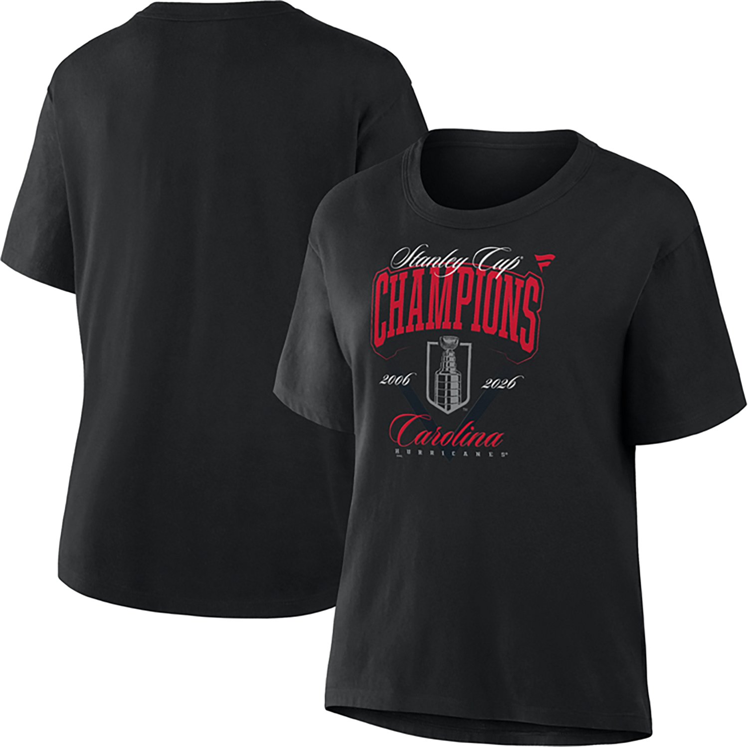 Fanatics Women's Carolina Hurricanes 2026 Stanley Cup Champs Script Legacy Graphic T-shirt - view number 3