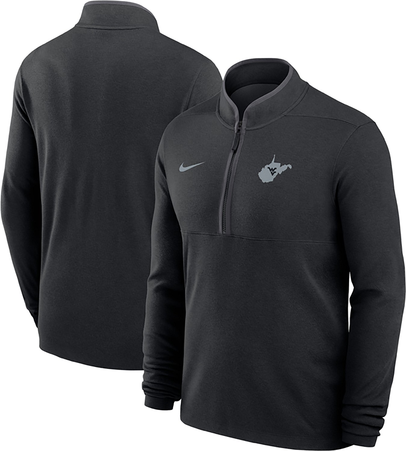 Nike Men's West Virginia University Built-On Bravery Dri-FIT Victory 1/2-Zip Sweatshirt - view number 3