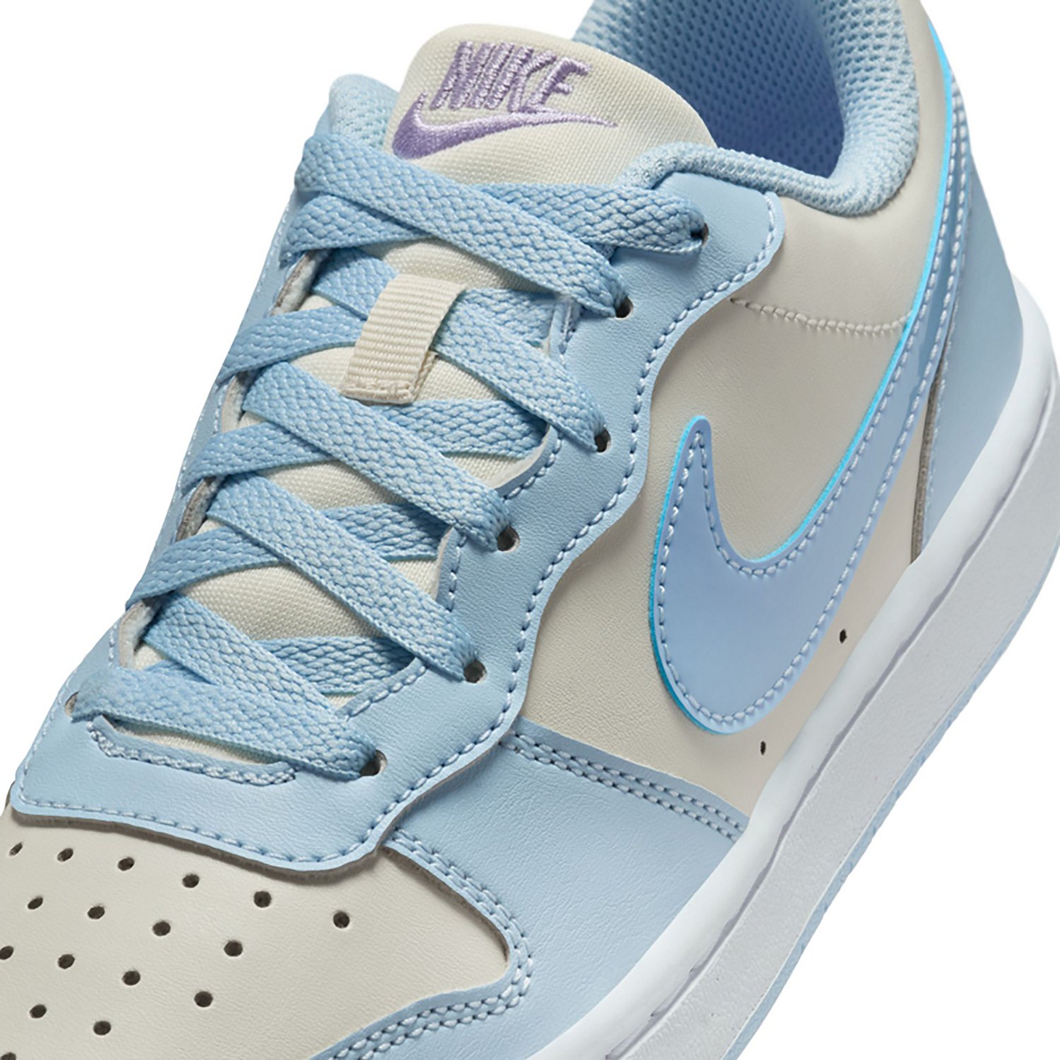 Nike Kids' Court Borough Low Recraft Lifestyle Sneakers - view number 7