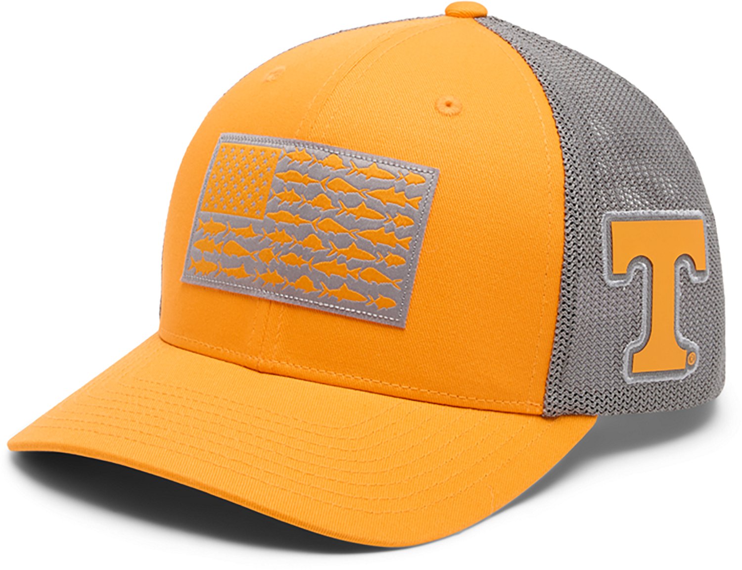 Columbia Sportswear Men's University of Tennessee Mesh Fish Flag Ball Cap - view number 2
