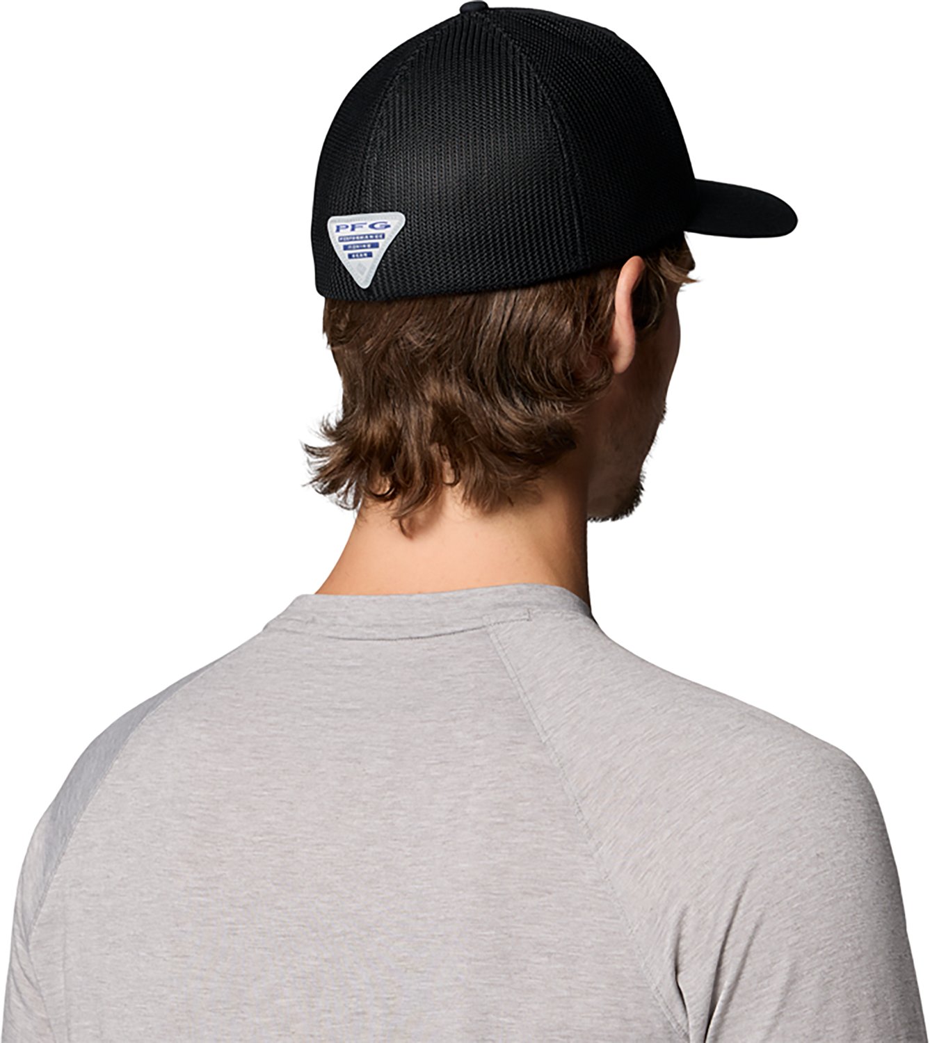 Columbia Sportswear Men's University of Texas Mesh Fish Flag Ball Cap - view number 4