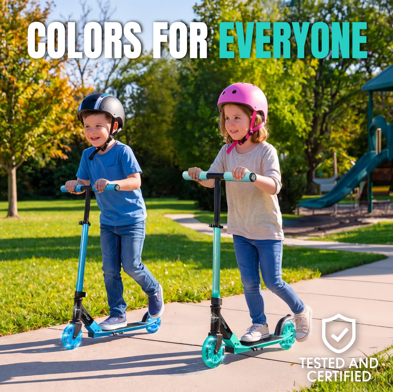 Madd Gear Kids' Rush 125 Folding Kick Scooter - view number 5