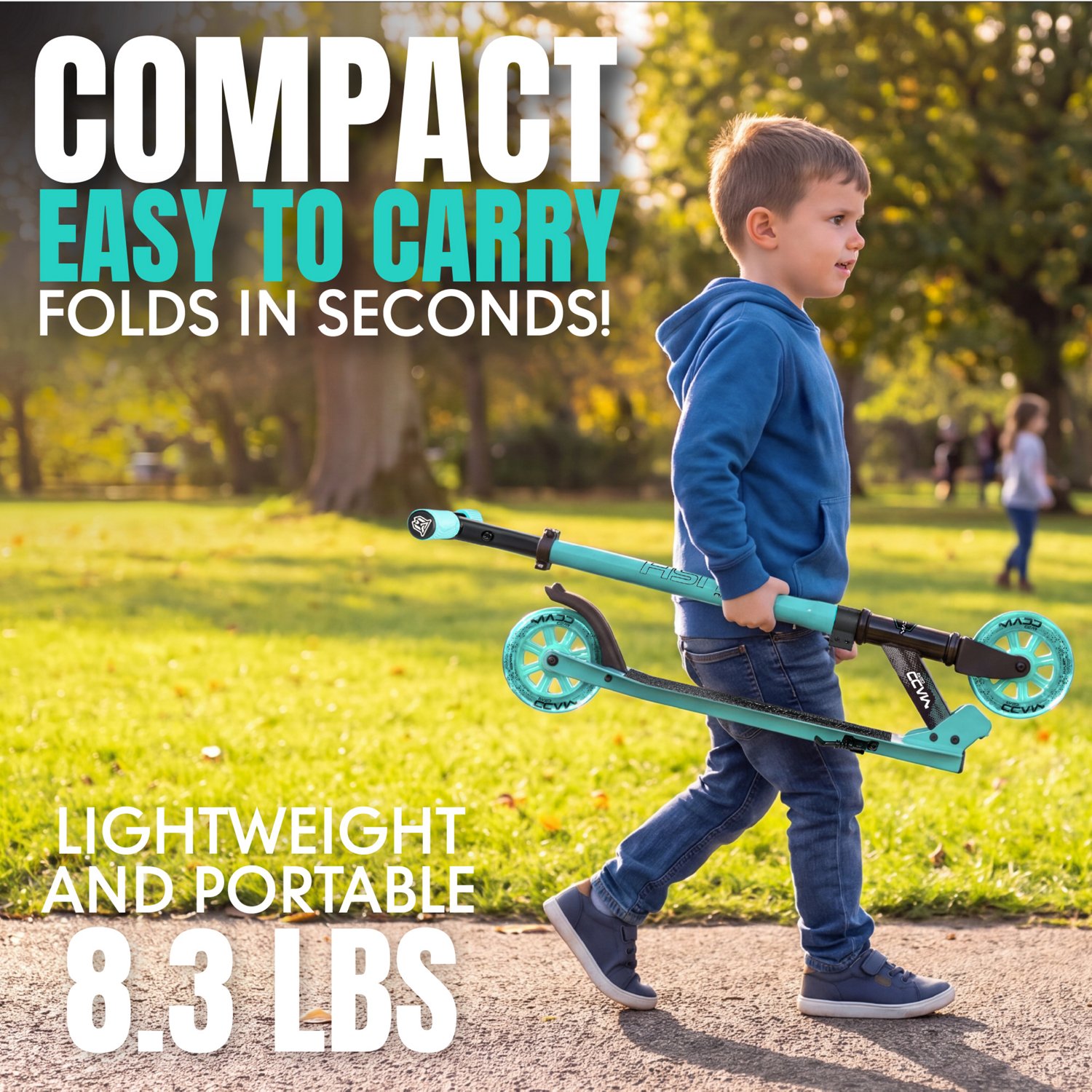 Madd Gear Kids' Rush 125 Folding Kick Scooter - view number 7