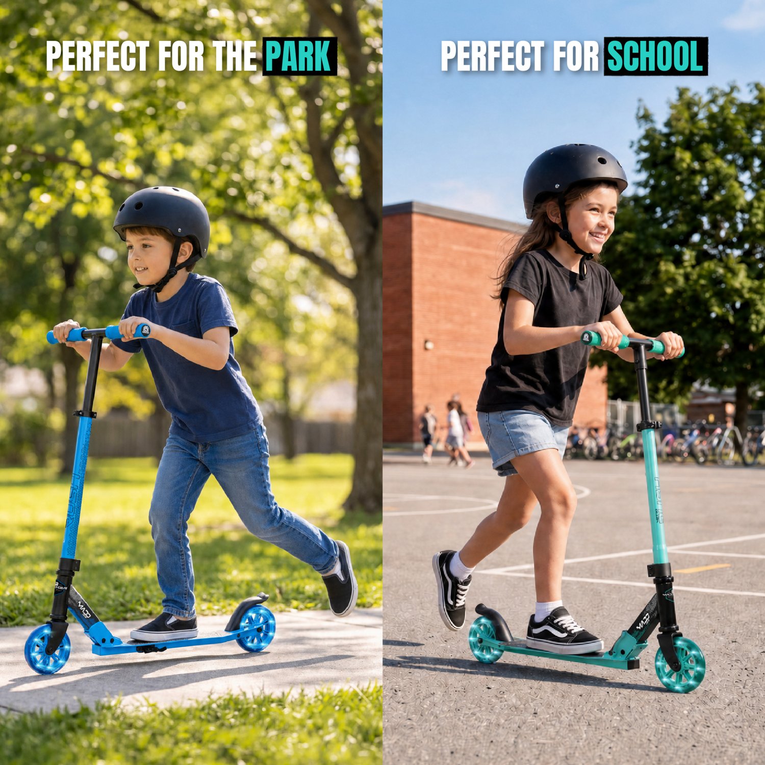 Madd Gear Kids' Rush 125 Folding Kick Scooter - view number 8