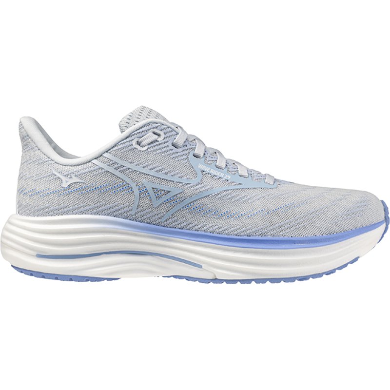 Mizuno Womens Wave Rider 29 Wide - Running Shoes - Ice Water / Ancient Water Size 11.5