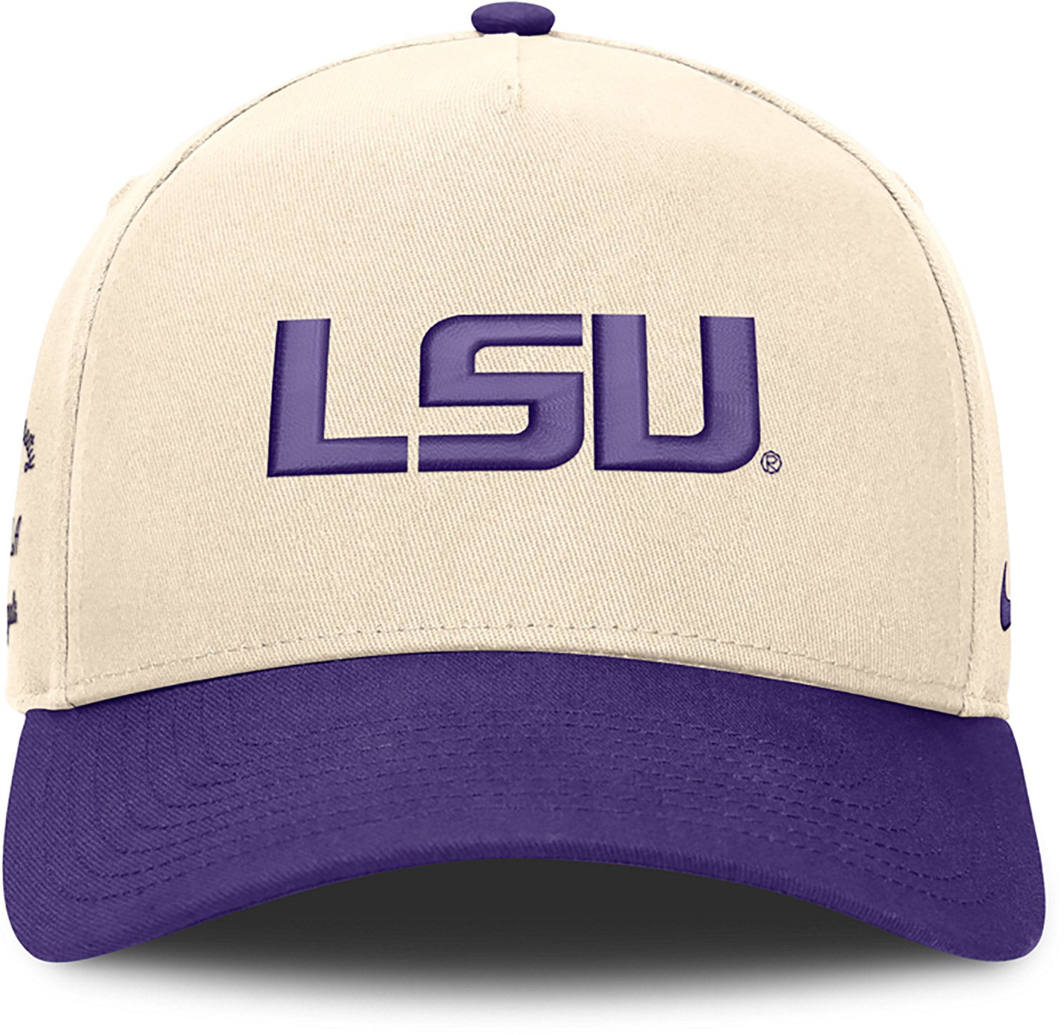 Unisex Nike Purple LSU Tigers Campus Prep Rise Adjustable Hat