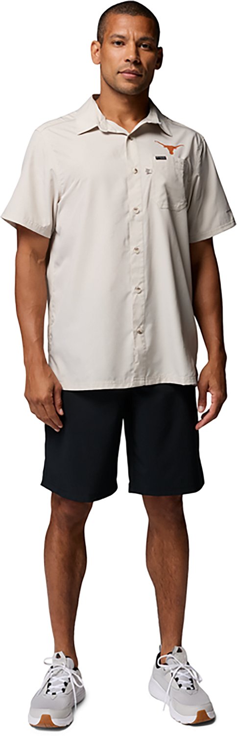 Columbia Sportswear Men's University of Texas CLG PFG Slack Tide Camp Button Up Shirt - view number 7