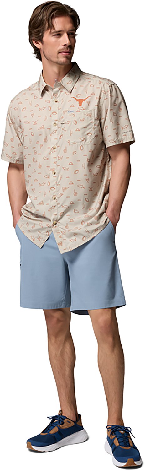 Columbia Sportswear Men's University of Texas CLG PFG Super Slack Tide Button Up Shirt - view number 6