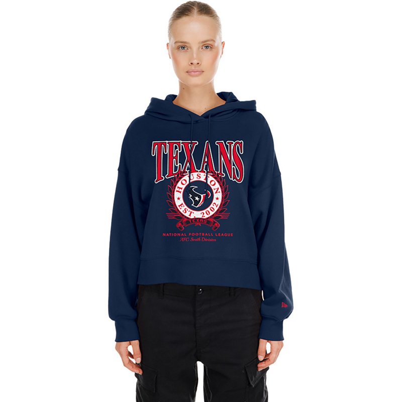 New Era Women's Houston Texans Cropped Hoodie
