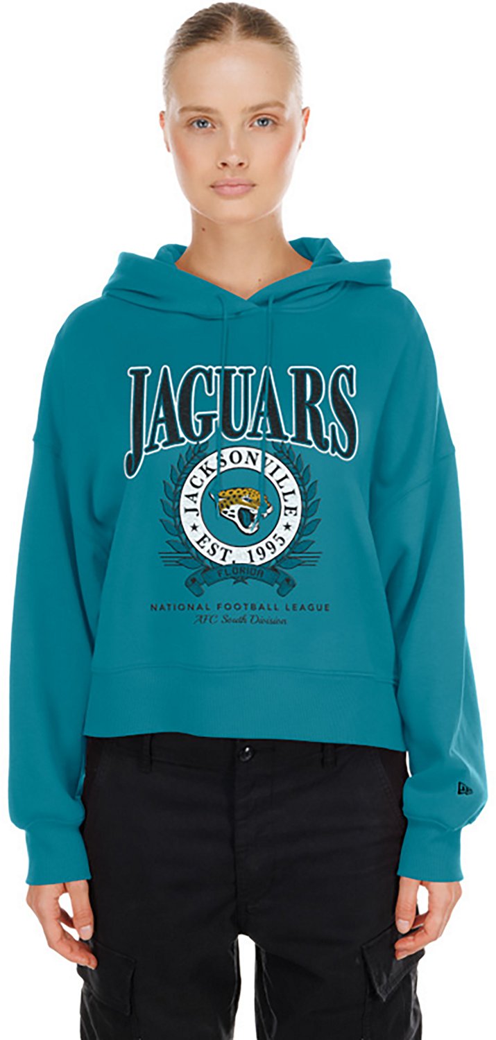 New Era Women's Jacksonville Jaguars Cropped Hoodie