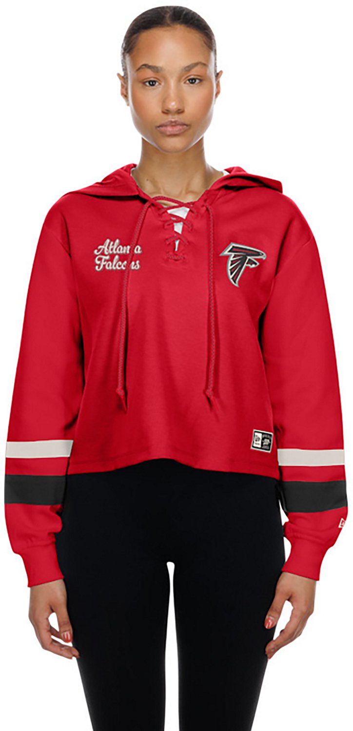 New Era Women's Atlanta Falcons Tie Front Hoodie